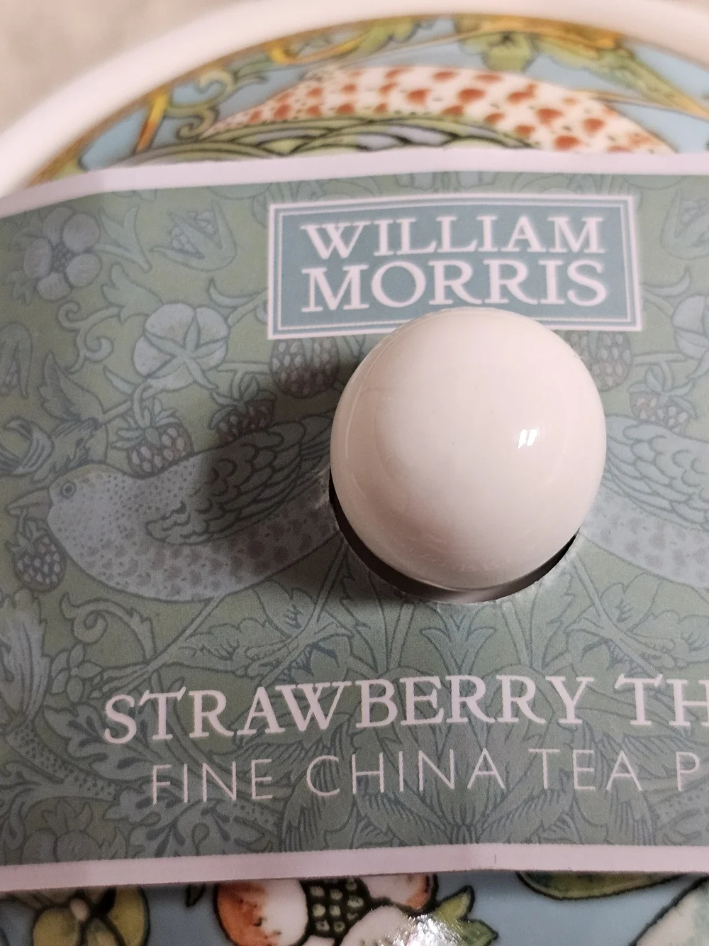 The Leonardo Collection William Morris Strawberry Thief Tea Pot Viral